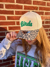 BIRDS LEOPARD BRIM TRUCKER HAT