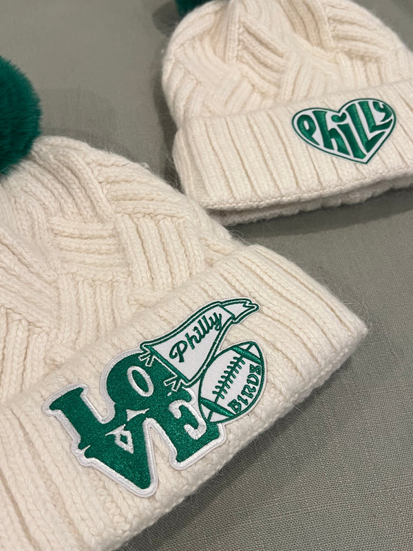 LOVE SIGN PHILLY PENNANT BEANIE