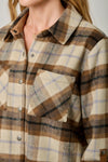 PLAID SHIRT JACKET