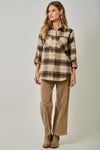 PLAID SHIRT JACKET