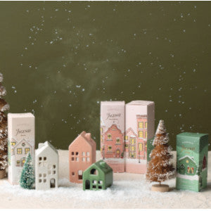HOLIDAY TOWN INCENSE CONE HOLDER - BALSAM & FIR