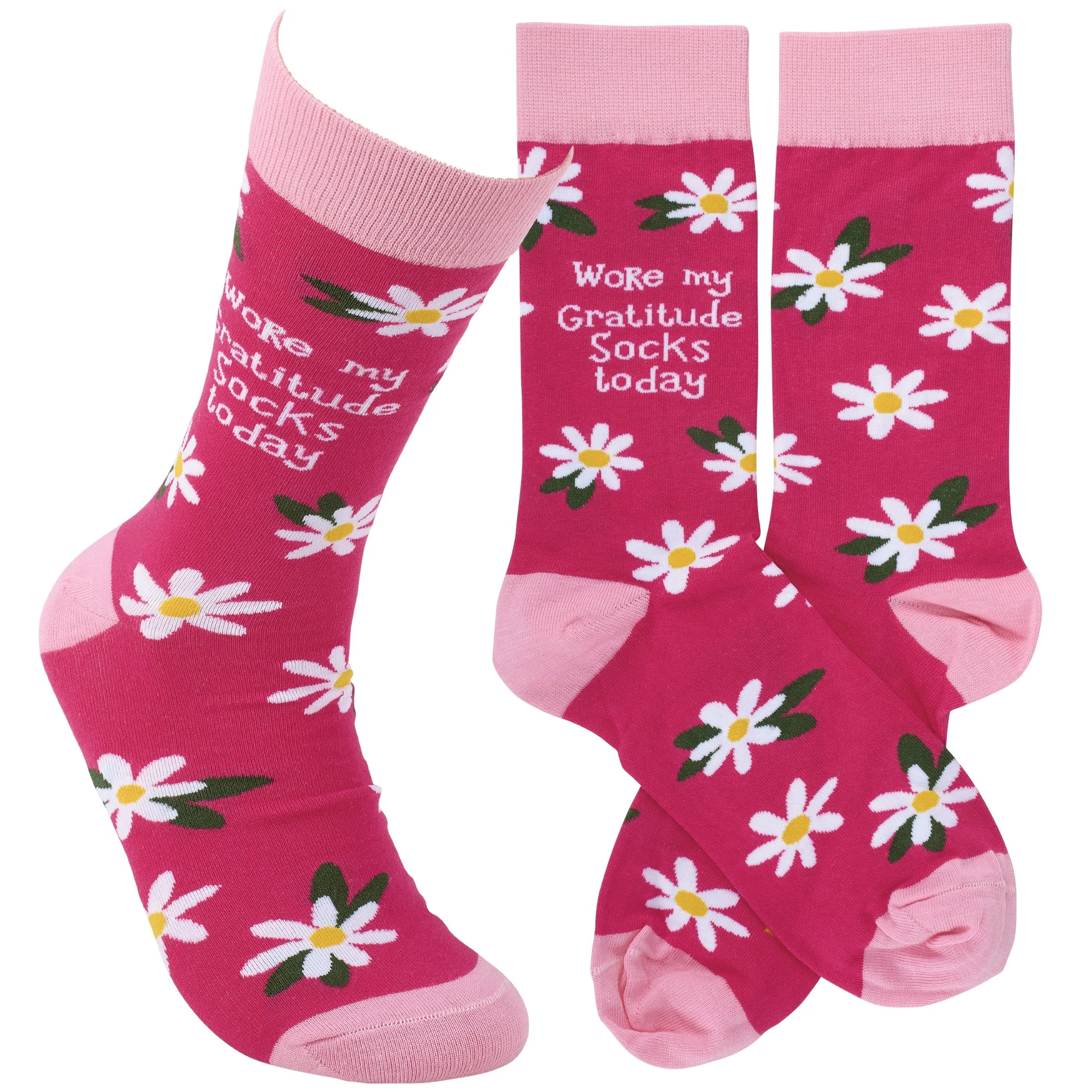 WORE MY GRATITUDE SOCKS