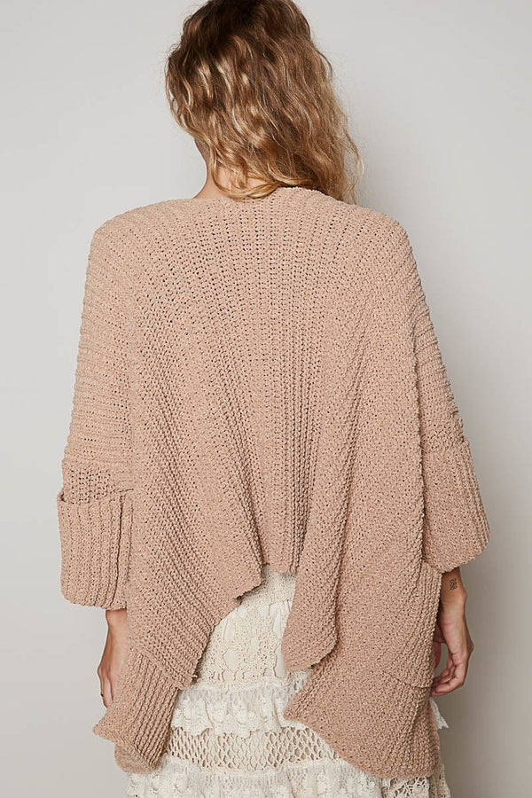 SLOUCHY WRAP CARDIGAN