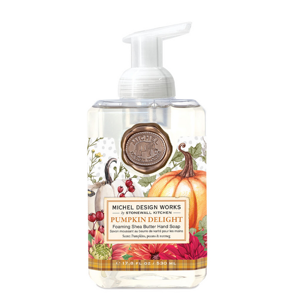 michel design works pumpkin delight pump soap dispenser