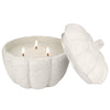CASHMERE AND VANILLA SOY CANDLE - CEMENR PUMPKIN JAR - 13.5 OZ