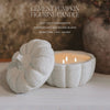 CASHMERE AND VANILLA SOY CANDLE - CEMENR PUMPKIN JAR - 13.5 OZ