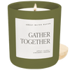 GATHER TOGETHER SOY CANDLE - OLIVE MATTE JAR - 15 OZ (FARMHOUSE)