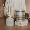 HELLO FALL SOY CANDLE - BOXED TINTED GLASS JAR - 12 OZ