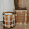 PUMPKIN SPICE SOY CANDLE- BOXED TINTED GLASS JAR - 12 OZ