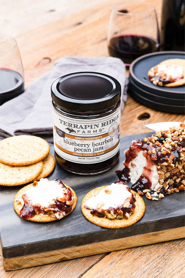 BLUEBERRY BOURBON PECAN JAM 5OZ