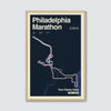 PHILADELPHIA MARATHON PERSONALIZED RACE PRINT