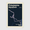 PHILADELPHIA MARATHON PERSONALIZED RACE PRINT