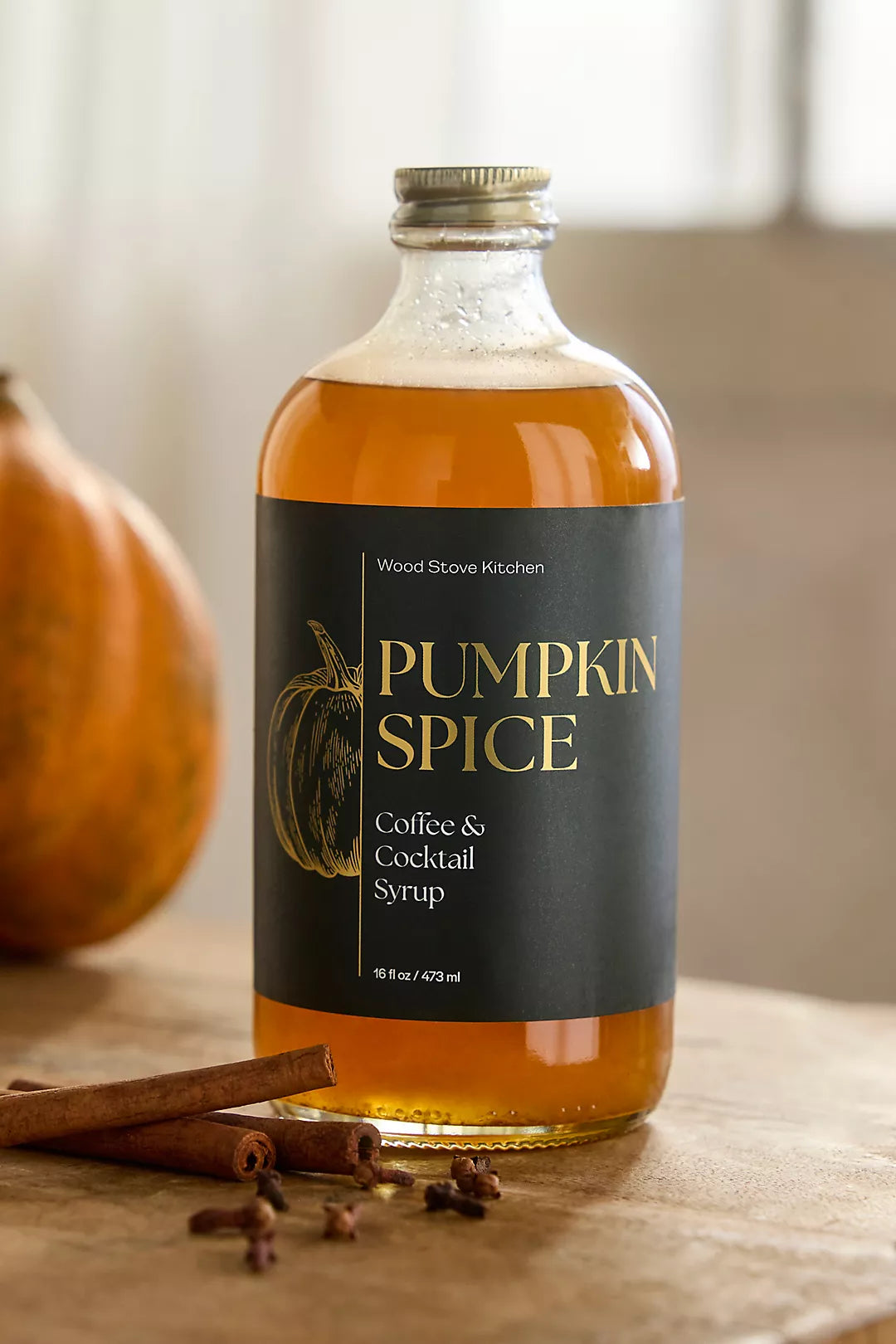 PUMPKIN SPICE COFFEE & COCKTAIL SYRUP 16 FL OZ