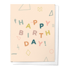 BIRTHDAY BASH; CELEBRATORY BIRTHDAY GREETING CARD