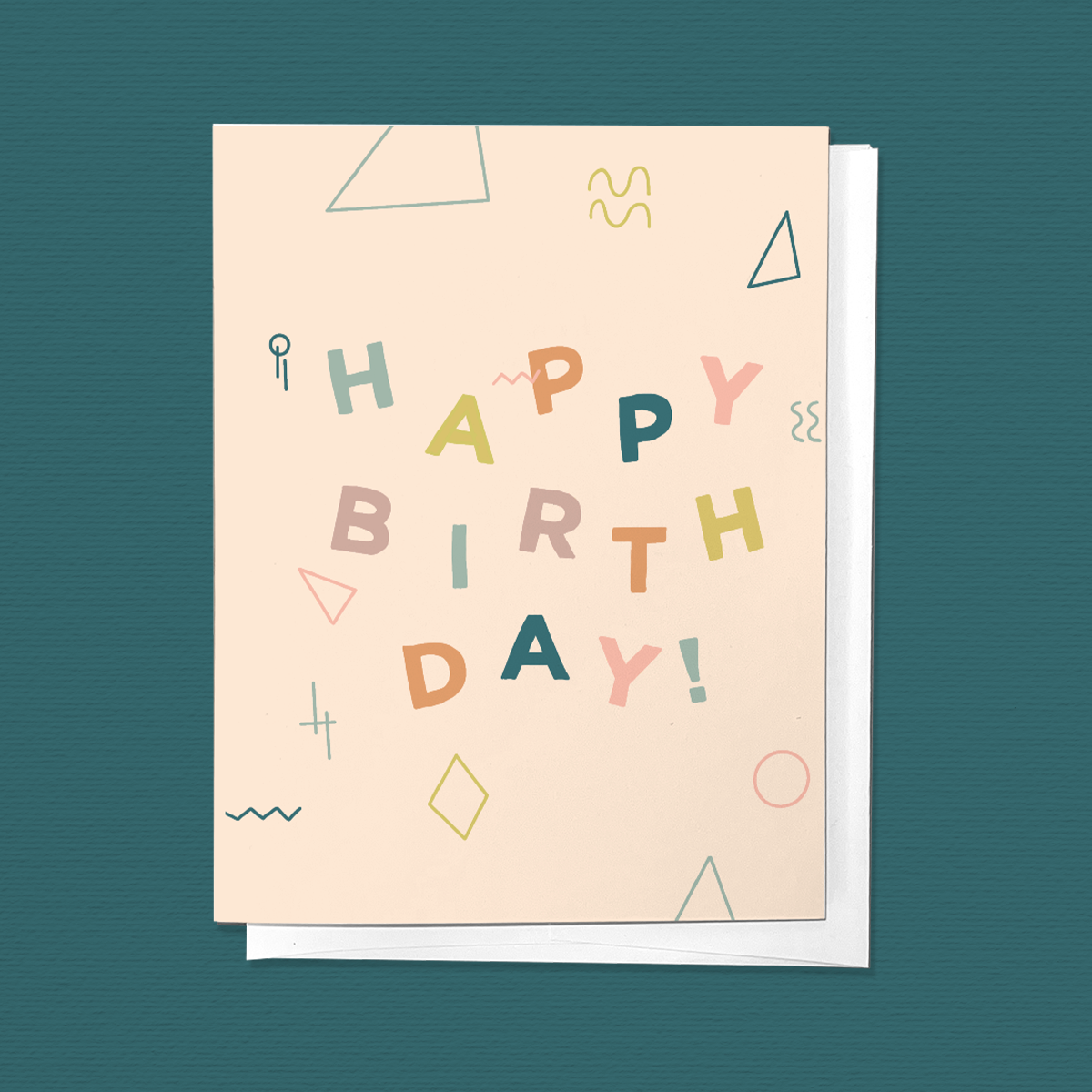 BIRTHDAY BASH; CELEBRATORY BIRTHDAY GREETING CARD