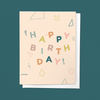 BIRTHDAY BASH; CELEBRATORY BIRTHDAY GREETING CARD