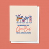 DID SOMEBODY SAY OPEN BAR? CONGRATULATIONS WEDDING GREETING CARD