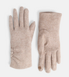CHIC BUTTON DETAIL TOUCHSCREEN GLOVES