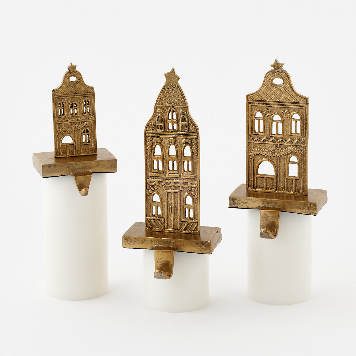 GOLD HOUSE STOCKING HOLDER