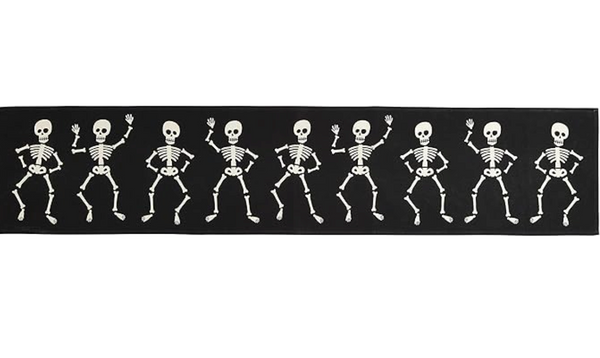 SKELETONS TABLE RUNNER