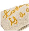 14" X 9" EMBROIDERED COTTON LUMBAR PILLOW "TODAY IS A GIFT"