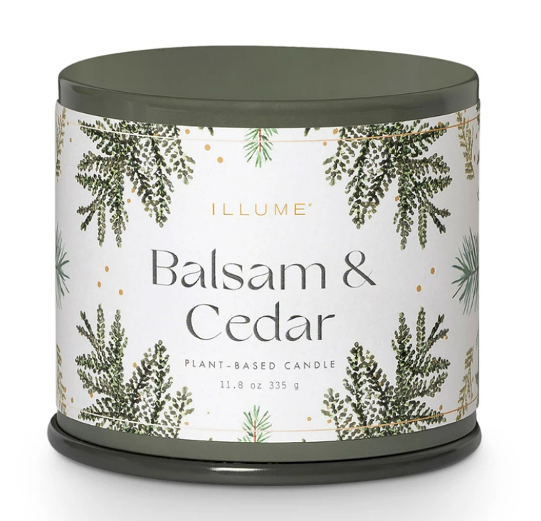 BALSAM & CEDAR VANITY TIN CANDLE 11.8OZ