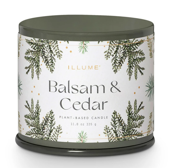 BALSAM & CEDAR VANITY TIN CANDLE 11.8OZ