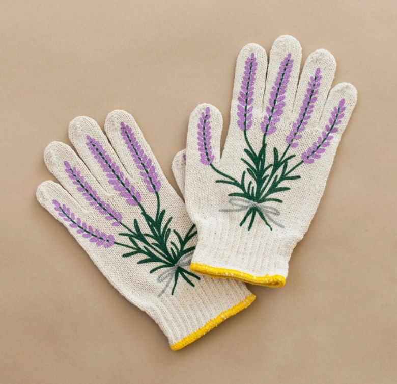 FLORAL GARDENING GLOVES