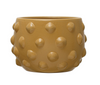 DIJON YELLOW TERRA-COTTA PLANTER W/ RAISED DOTS