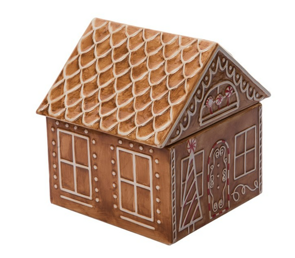 DOLOMITE GINGERBREAD HOUSE COOKIE JAR