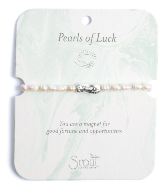 PEARLS AFFIRMATION BRACELET