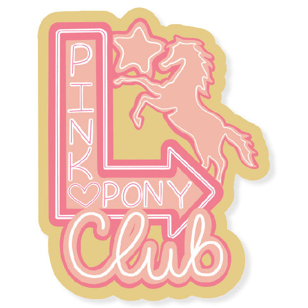 PINK PONY CLUB | CHAPELLE ROAN POP CULTURE VINYL STICKER