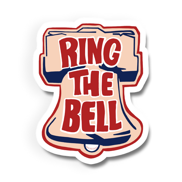 PHILADELPHIA PHILLIES BASEBALL RING THE BELL VINYL STICKER