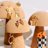 NATURAL CORK MUSHROOM JEWELRY HOLDERS