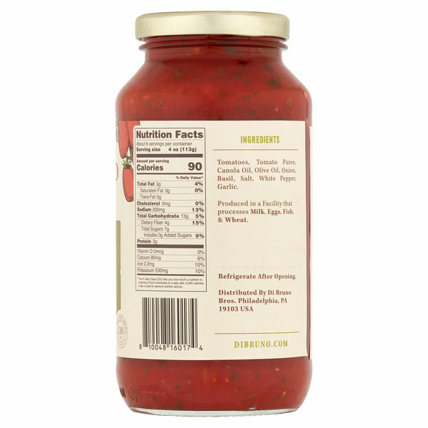 Tomato Basil Pasta Sauce