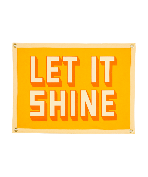 LET IT SHINE CAMP FLAG