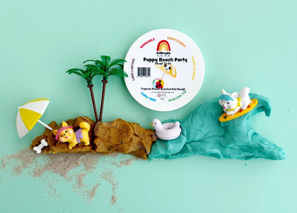 PUPPY BEACH PARTY DOUGH-TO-GO PLAY KIT