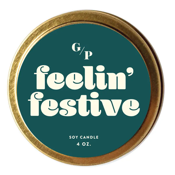 Feelin' Festive 4 oz. Candle Tin