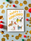 HOLIDAY HOWLERS CAROLING DOGS HOLIDAY CARD