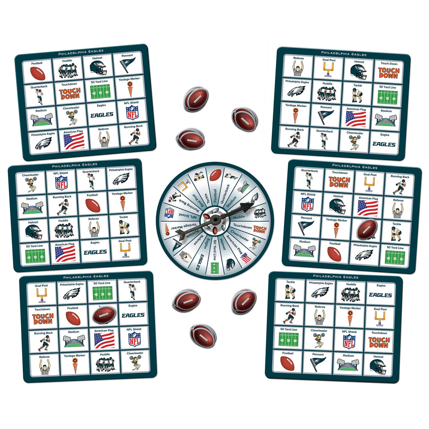 PHILADELPHIA EAGLES BINGO GAME