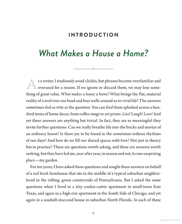 A HOME IN BLOOM BOOK