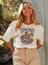 COWBOY TAKE ME AWAY GRAPHIC TEE