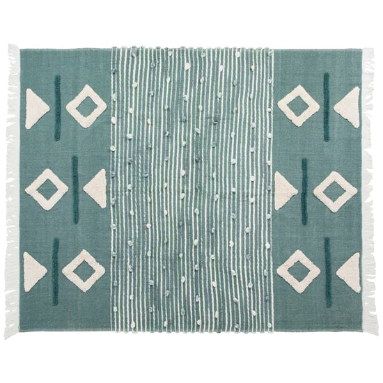 TRAVEL THROW BEACH/PICNIC BLANKET - BROOK JADE