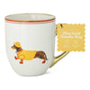 20OZ DACHSHUND RAINCOAT BELLY MUG