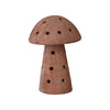 HANDMADE VINTAGE REPRODUCTION TERRA-COTTA MUSHROOM VOTIVE HOLDER (EACH ONE WILL VARY)