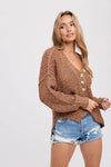 THERMAL HENELY SWEATER TOP