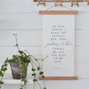 CANVAS WALL HANGING - SO WHY WOULD I FEAR | CHRISTIAN SIGN: 10x20