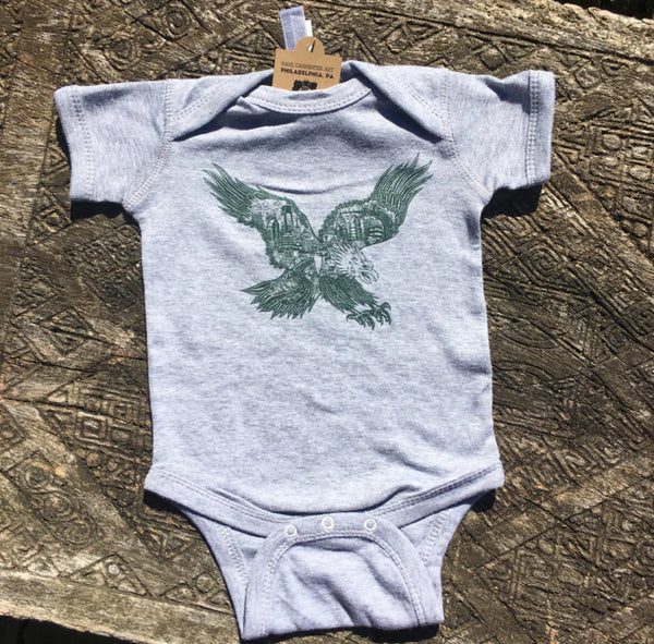 EAGLE SKYLINE ONESIE, GREY