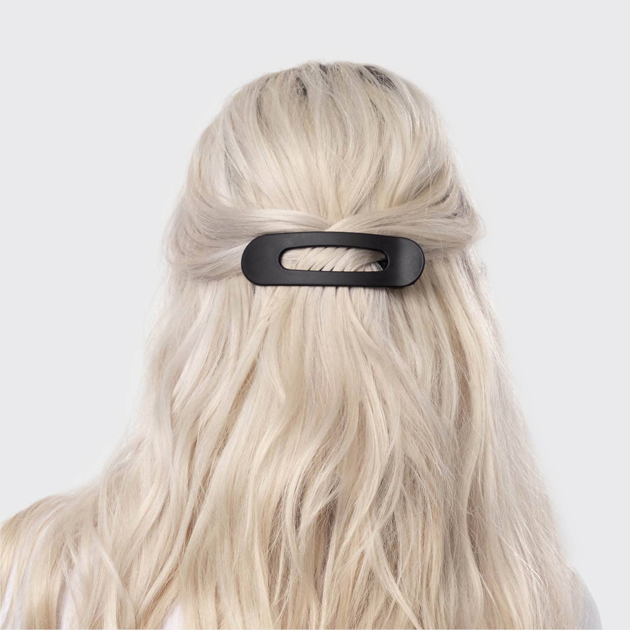 FLAT LAY CLAW CLIP 2PC FLAT - BLACK & TORT