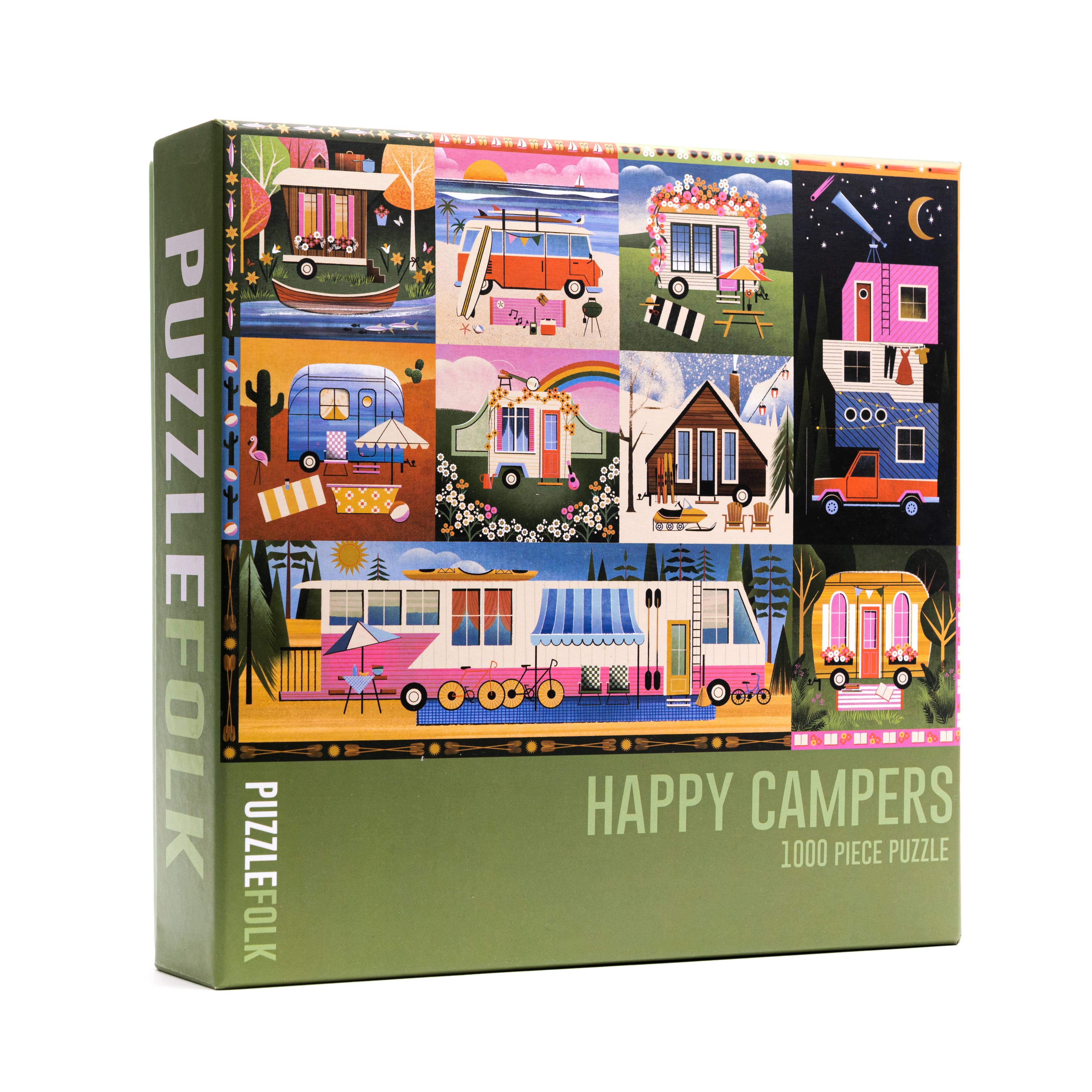 HAPPY CAMPERS 1000 PIECE PUZZLE